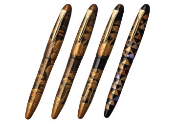 最高級万年筆シリーズを25年ぶりに刷新。日本が世界に誇る、 伝統工芸「加賀蒔絵」を施した軸4柄を新発売。