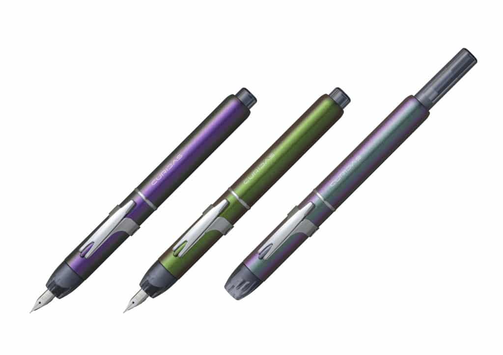 PLATINUM キュリダス　クリスマス限定 万年筆セット PLATINUMプラチナ万年筆 限定品 ノック式万年筆 キュリダス
